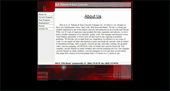 Desktop Screenshot of pittmanconcrete.com