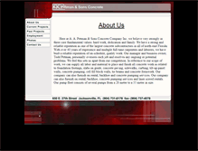 Tablet Screenshot of pittmanconcrete.com